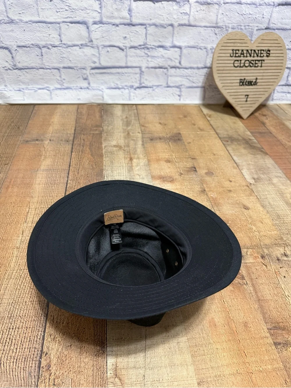 Bailey Wind River Dalton Safari Black Boho Western Fedora Hat Size Large  the Ba